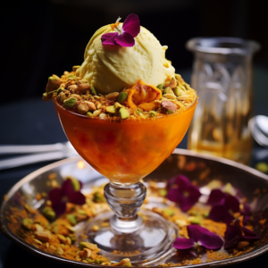 Persia Lady Carrot and Saffron Ice Cream