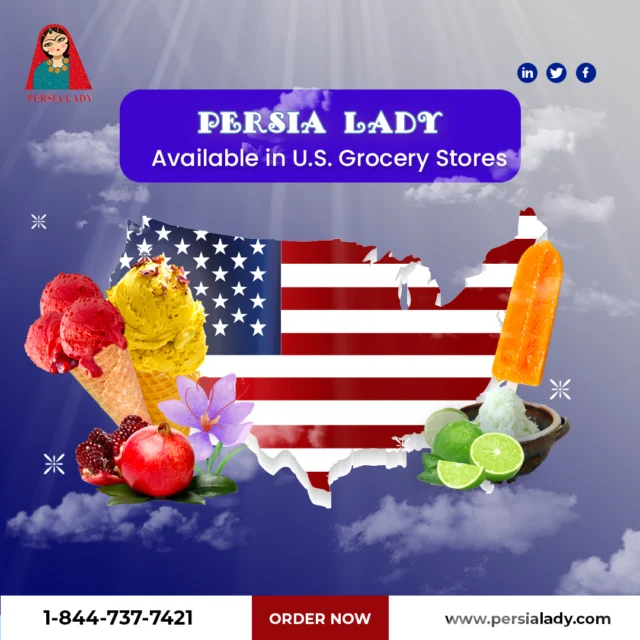 From Persia to Your Pantry: Persia Lady's Delights Now Shipping to U.S. Grocery Stores!
Big news for dessert lovers across the States — Persia Lady is now ready to export our beloved ice creams, Faloodeh, and popsicles directly to your local U.S. grocery stores! Imagine the luxurious taste of Persian desserts, from the silky swirls of our natural starch Faloodeh to the vibrant zest of our vegan sour popsicles, now just a short trip away. We’re bringing a piece of Persia right to your neighborhood, making it easier than ever to indulge in our gourmet treats. Explore the flavors of tradition and innovation with every bite. Visit www.persialady.com or call 1-844-737-7421 for more information on where to find our products. Get ready to taste the richness of Persia without stepping on a plane! 

-------------------------------------------
🛒https://persialady.com/where-to-purchase/
🌐 https://persialady.com
📩info@persialady.com
☎1 (844) 737 7421
---------------------------------------
#PersiaLady #GourmetExports #PersianDessertsUSA #IceCreamLovers #FaloodehFans #PopsicleParty 🍦🌍✈️