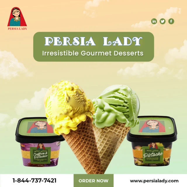 Draw Crowds: Persia Lady Desserts Turn Your Store into a Must-Visit Destination!
Drive more customers to your grocery store by featuring Persia Lady's renowned desserts! Stocking our delectable Ice Creams, Faloodeh, and Popsicles not only diversifies your product range but also turns your store into a destination for gourmet dessert lovers. Persia Lady's authentic Persian flavors are crafted to captivate and satisfy diverse palates, attracting food enthusiasts eager to explore exotic and sophisticated tastes. Showcase our desserts prominently and watch as new and repeat customers come through your doors, drawn by the allure of unique, high-quality treats. Enhance your store's appeal and customer experience by partnering with Persia Lady—where every product promises to bring a taste of Persia's rich dessert culture. 
Visit www.persialady.com or call us at 1-844-737-7421 to start attracting more shoppers today! 
#PersiaLady #TrafficBooster #PersiaLady #DessertDestination #GourmetGrocery.